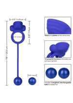 Load image into Gallery viewer, Silicone Rechargeable Dual Rockin Rim Enchancer Cock Ring
