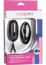 Load image into Gallery viewer, Silicone Rechargeable Egg with Remote Control - Black

