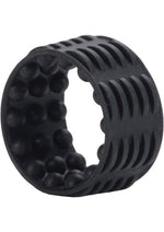 Load image into Gallery viewer, Silicone Reversible Enhancer Cock Ring - Black