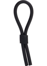 Load image into Gallery viewer, Silicone Stud Lasso Cock Ring - Black
