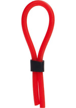 Load image into Gallery viewer, Silicone Stud Lasso Cock Ring - Red
