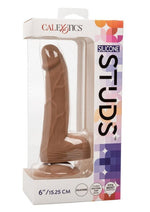 Load image into Gallery viewer, Silicone Studs Realistic Dildo - Caramel - 6in
