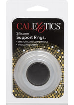 Load image into Gallery viewer, Silicone Support Rings Cock Rings - Clear - 3 Piece Set

