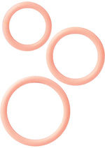 Load image into Gallery viewer, Silicone Support Rings Cock Rings - Ivory - 3 Piece Set
