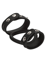 Load image into Gallery viewer, Silicone Tri-Snap C and B Cage Cock Ring
