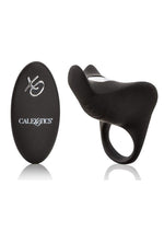 Load image into Gallery viewer, Silicone USB Rechargeable Wireless Remote Pleasurizer Vibrating Couples Ring Waterproof - Black
