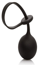 Load image into Gallery viewer, Silicone Weighted Lasso Cock Ring - Black
