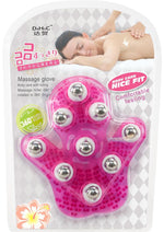 Load image into Gallery viewer, Simple and True Roller Balls Massager Glove - Pink
