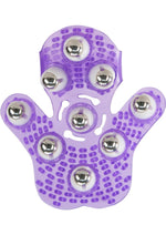Load image into Gallery viewer, Simple and True Roller Balls Massager Glove - Purple
