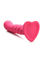 Load image into Gallery viewer, Simply Sweet 21x Vibrating Ribbed Rechargeable Silicone Dildo with Remote
