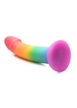 Load image into Gallery viewer, Simply Sweet Phallic Silicone Rainbow Dildo
