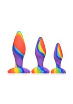 Load image into Gallery viewer, Simply Sweet Rainbow Silicone Butt Plug
