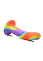 Load image into Gallery viewer, Simply Sweet Rainbow Silicone Dildo - Multicolor
