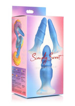 Load image into Gallery viewer, Simply Sweet Silicone Butt Plug - Blue - Set
