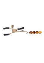 Load image into Gallery viewer, Sincerely Amber Beaded Nipple Clamps
