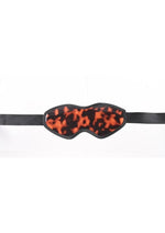 Load image into Gallery viewer, Sincerely Amber Blindfold - Animal Print/Gold

