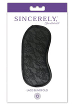 Load image into Gallery viewer, Sincerely Lace Blindfold - Black

