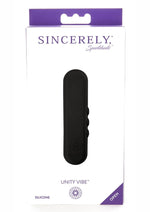 Load image into Gallery viewer, Sincerely Unity Vibe Silicone Rechargeable Vibrator - Black
