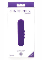 Load image into Gallery viewer, Sincerely Unity Vibe Silicone Rechargeable Vibrator - Purple
