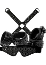 Load image into Gallery viewer, Sinful Bondage Vinyl Kit - Black - Set Of 4
