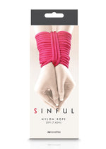 Load image into Gallery viewer, Sinful Nylon Rope - Pink - 25 Ft
