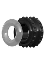 Load image into Gallery viewer, Sir Richard&#39;s Control Pro Performance Advanced Cock Ring - Black/Clear/Grey
