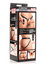 Load image into Gallery viewer, Size Matters 2 Erection 28x Realistic Vibrating Rechargeable Silicone Penis Sheath with Remote Control - Vanilla
