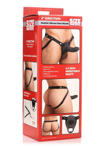 Load image into Gallery viewer, Size Matters 2 Erection Realistic Silicone Penis Sheath - Black
