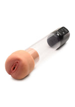 Load image into Gallery viewer, Size Matters 5x Rechargeable Sucking Penis Pump with Attachments - Black/Clear
