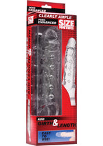 Load image into Gallery viewer, Size Matters Clearly Ample Penis Enhancer Sheath - Clear
