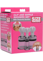 Load image into Gallery viewer, Size Matters Clit and Nipple Suckers - Clear - Set
