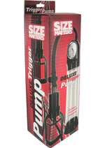 Load image into Gallery viewer, Size Matters Deluxe Trigger Penis Pump - Clear
