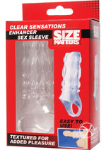 Load image into Gallery viewer, Size Matters Enhancer Sex Sleeve - Clear
