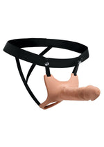 Load image into Gallery viewer, Size Matters Hollow Silicone Dildo Strap-On - Vanilla
