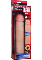 Load image into Gallery viewer, Size Matters Mega Enlarger Sleeve Penis Enhancer - Vanilla
