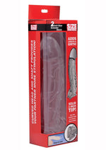 Load image into Gallery viewer, Size Matters Penis Extender Sleeve - Clear - 2in
