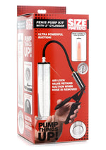 Load image into Gallery viewer, Size Matters Penis Pump Kit with 2in Cylinder - Clear
