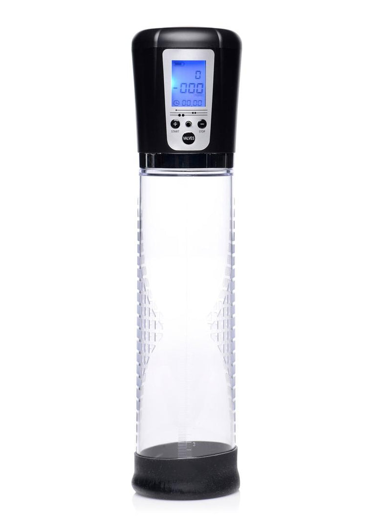 Size Matters Power Suction Penis Pump with Built- - Clear - Display