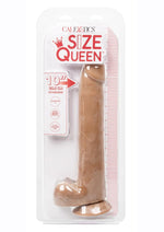Load image into Gallery viewer, Size Queen Dildo - Chocolate - 10in
