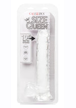 Load image into Gallery viewer, Size Queen Dildo - Clear - 10in
