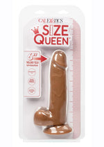 Load image into Gallery viewer, Size Queen Dildo - Chocolate - 6in
