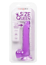 Load image into Gallery viewer, Size Queen Dildo - Purple - 8in
