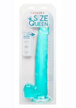 Load image into Gallery viewer, Size Queen Dildo with Balls - Blue - 12in
