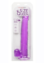 Load image into Gallery viewer, Size Queen Dildo with Balls - Purple - 12in
