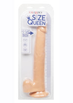 Load image into Gallery viewer, Size Queen Dildo with Balls - Vanilla - 12in
