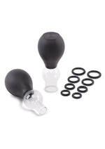 Load image into Gallery viewer, Size Up Classic Nipple Pump - Black/Clear - Set
