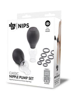 Load image into Gallery viewer, Size Up Classic Nipple Pump - Black/Clear - Set
