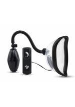 Load image into Gallery viewer, Size Up Classic Vibrating Pussy Pump - Black/Clear
