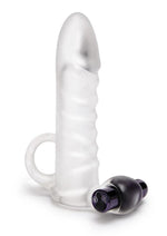 Load image into Gallery viewer, Size Up Clear View Vibrating Penis Extender - Clear - 2in
