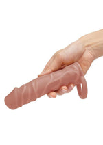 Load image into Gallery viewer, Size Up Silicone Realistic Penis Extender with Ball Loop
